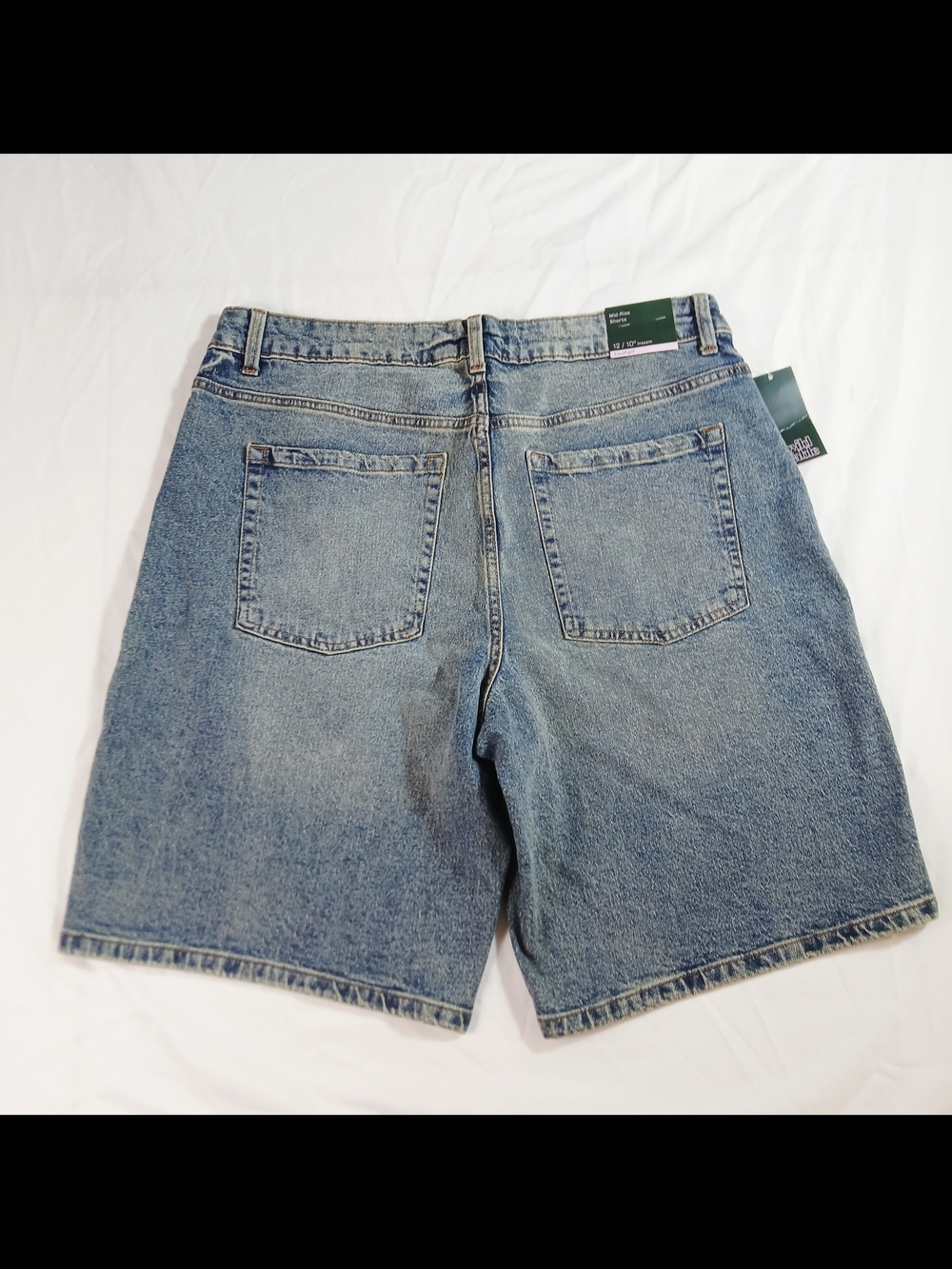 Wild Fable Blue Denim Shorts - Medium Washed Jean Short - Picture 7 of 8
